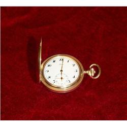 Pocket Watch «Savonette» in gold