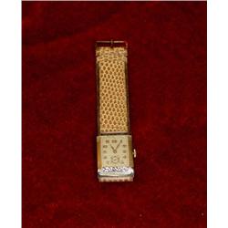 Wristwatch in 18 ct gold, 2 colours