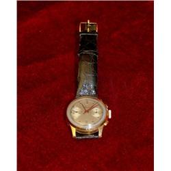 Gold-plated Wristwatch Chronograph