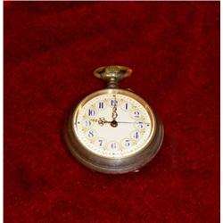 Nice Pocket Watch in blackened metal