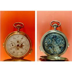 Pocket Watch «Savonette» in 18 ct gold