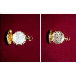 Pocket Watch «Savonette» in gold