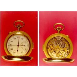 Pocket Watch «Savonette», 18 carat gold