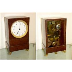 Very nice and rare Clock, jumping hours