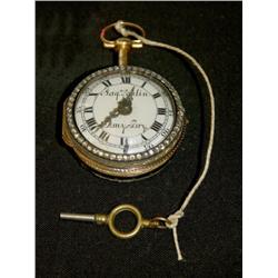 Pocket Watch in double case, gold