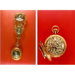 Pendant Pocket Watch with chatelaine