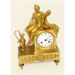 Very nice Table Clock, gilt bronze