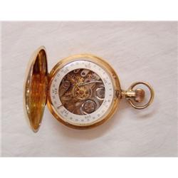 Pocket Watch «Savonette», 14 carat gold