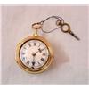 Image 1 : Pocket Watch, double case, 18 ct gold