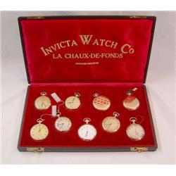 Represantant Casket, 9 Pocket Watches