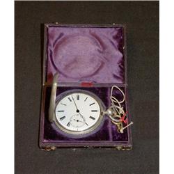 Pocket Watch «Savonette» in silver