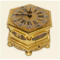 Very nice hexagonal Table Clock