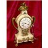 Image 1 : Very nice Clock, white marble & bronze