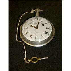 Nice and rare Pocket Watch, silver