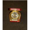 Image 1 : Pocket Alarm Clock, gilt brass