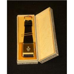 Wristwatch, chromed and gilt nickel