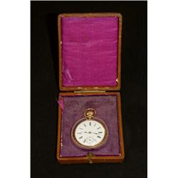 Nice Pendant Pocket Watch, 18 ct gold