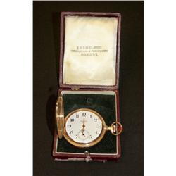 Pocket Watch «Savonette», 18 ct gold