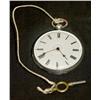 Image 1 : Pocket Watch in silver, key-wound