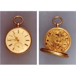 Key-wound Pocket Watch in silver
