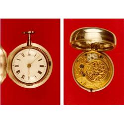 Pocket Watch in silver, signed I.W.