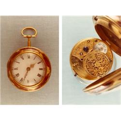 Pocket Watch in a brass case