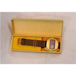 Manual wind-up digital Wristwatch
