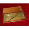 Image 1 : Travelling Compass, brass, with box