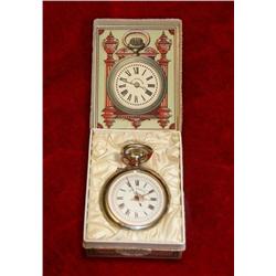 Pocket Watch, chromed metal