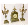Image 1 : Chimney Clock with candelabrums