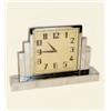Image 1 : Art Deco Table Clock, chromed metal