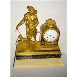 Nice Chimney Clock in bronze