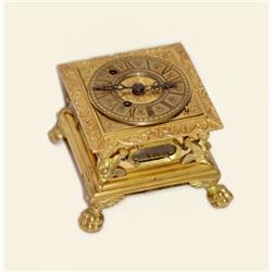 Nice small Table Clock, striking-work