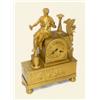 Image 1 : Clock made of gilt and patinated bronze