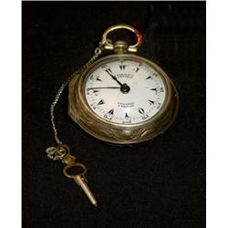 Very nice Pocket Watch, gilt silver