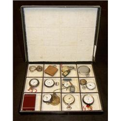 Casket with different Watches & Movem.