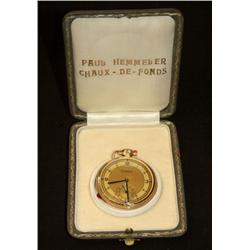 Pocket Watch, 14 ct gold, CORTEBERT