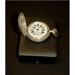 Nice Pocket Watch «Savonette», silver