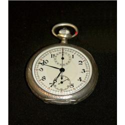 Good Pocket Watch Chronograph, silver