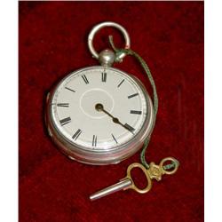 Nice small Pocket Watch, silver guill.