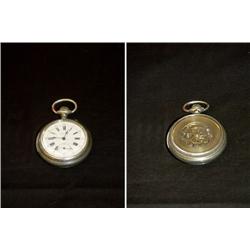 Interesting Pocket Watch in nickel
