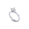 Image 2 : 1 ctw Certified VS/SI Diamond Solitaire Ring 18K White Gold
