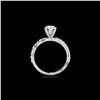 Image 2 : 1.4 ctw Certified Diamond Solitaire Ring 10K White Gold