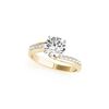 Image 2 : 0.91 ctw Certified VS/SI Diamond Bypass Ring 18K Yellow Gold
