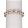 Image 1 : 16.91 ctw Intense Blue Diamond Bracelet 18K Rose Gold