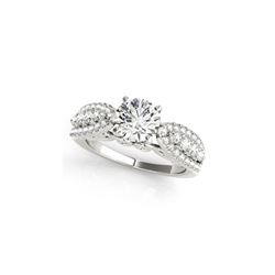 1.7 ctw Certified VS/SI Diamond Ring 18K White Gold