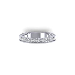1.25 ctw VS/SI Diamond Art Deco Eternity Ring 18K White Gold