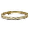 Image 1 : 9 ctw Diamond Designer Bracelet 18K Yellow Gold