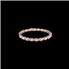 Image 2 : 21.2 ctw Morganite & VS/SI Diamond Eternity Bracelet 10K Rose Gold