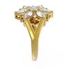 Image 2 : 2.07 ctw Diamond Ring 18K Yellow Gold